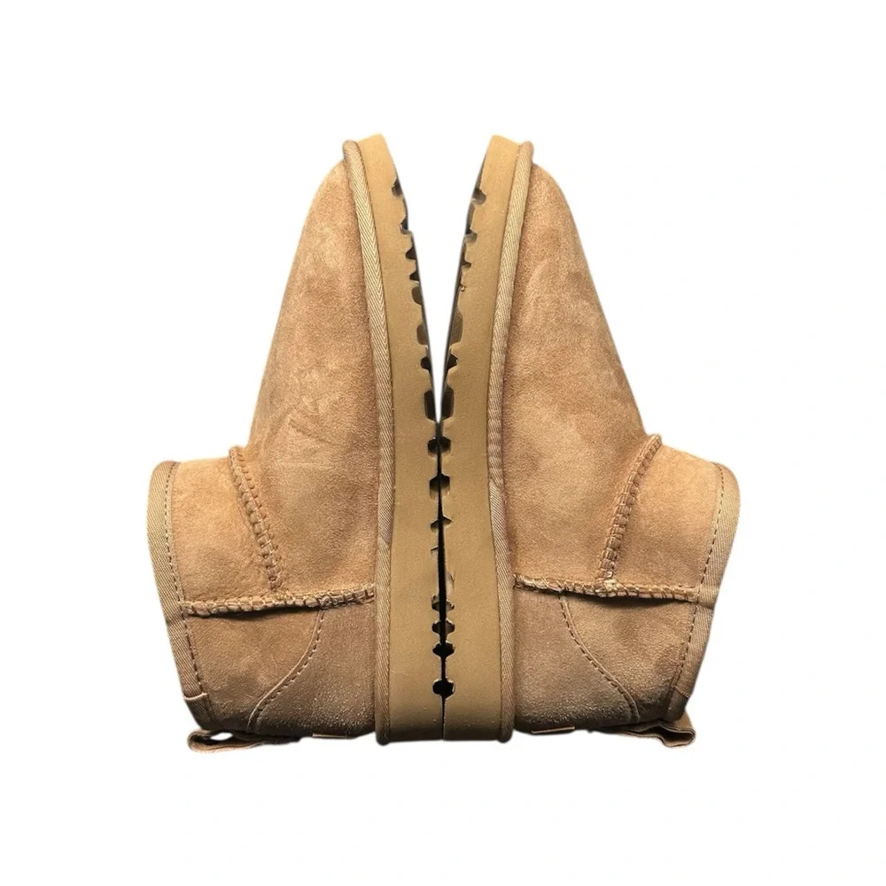 UGG Classic Ultra Mini Chestnut Boots Women’s 8 - Picture 2 of 4